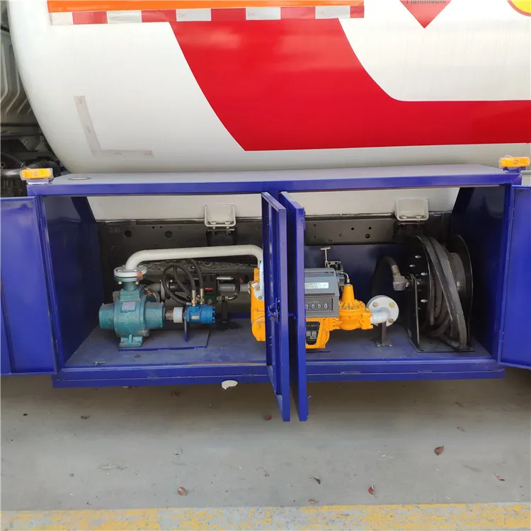 5-7.5Tons LPG Transport Bowser 10,000-15,000L LPG Gas trucks with dispenser for filling cylinders