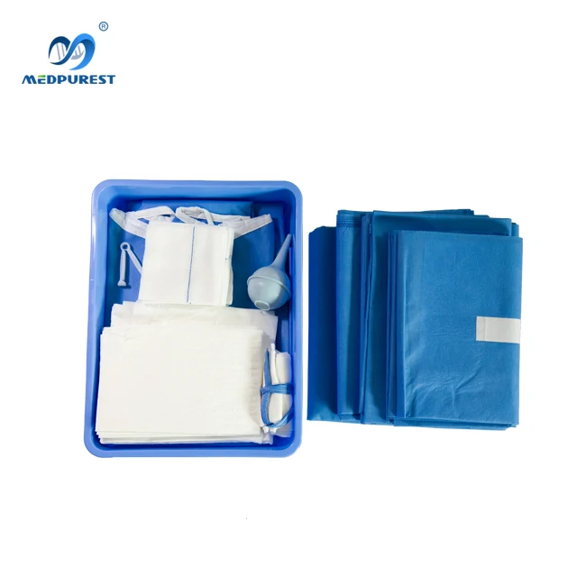 Disposable competitive sterile surgical caesarean pack/obstetric set