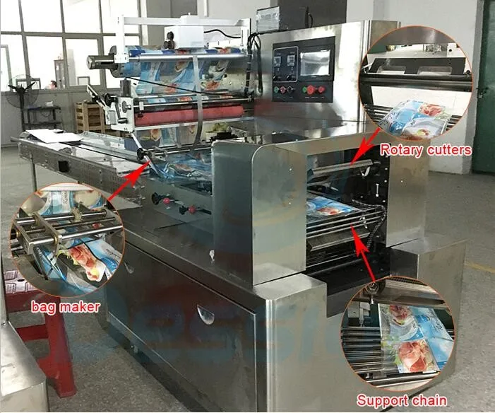 Layer cake / Pretzel / cupcake Automatic Horizontal Packaging Machine