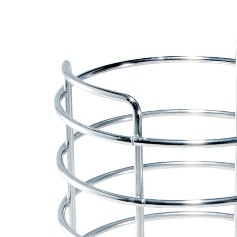 Round wire flatware chrome plating drainer kitchen spoon fork utensil tools Cutlery caddy Holder