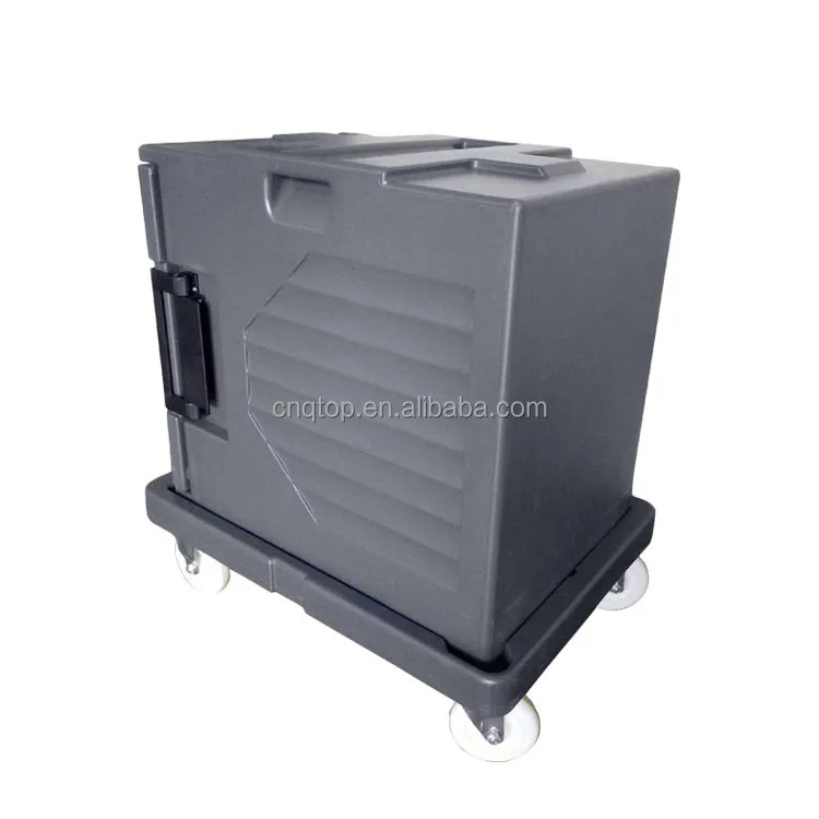 Large PE Material Insulated Ice Cooler Box With Wheels for Hotel