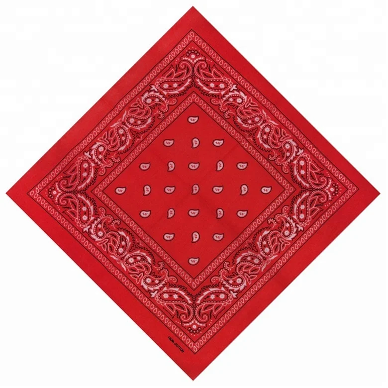 hot sell magic outdoor multifunctional paisley bandana polyester cotton handkerchief