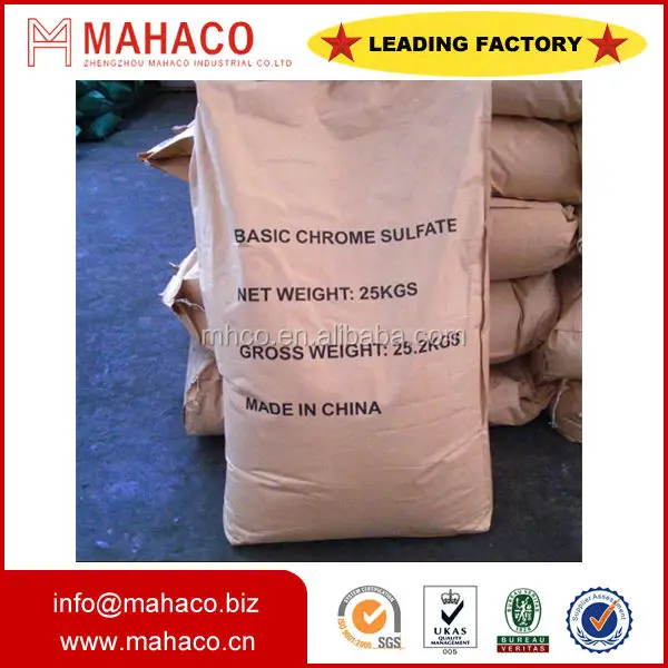Cr6+ free basic chrome sulfate(BCS) 25% for tannery