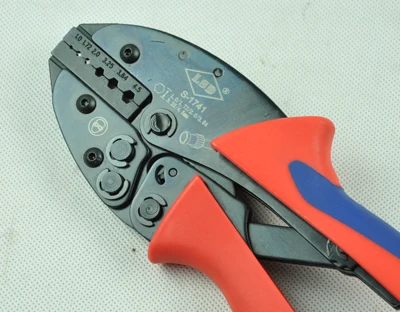 Coaxial connector crimping tool S-1741 fiber optic crimping press pliers bnc crimp tool RG174/178/179 cable crimper tool