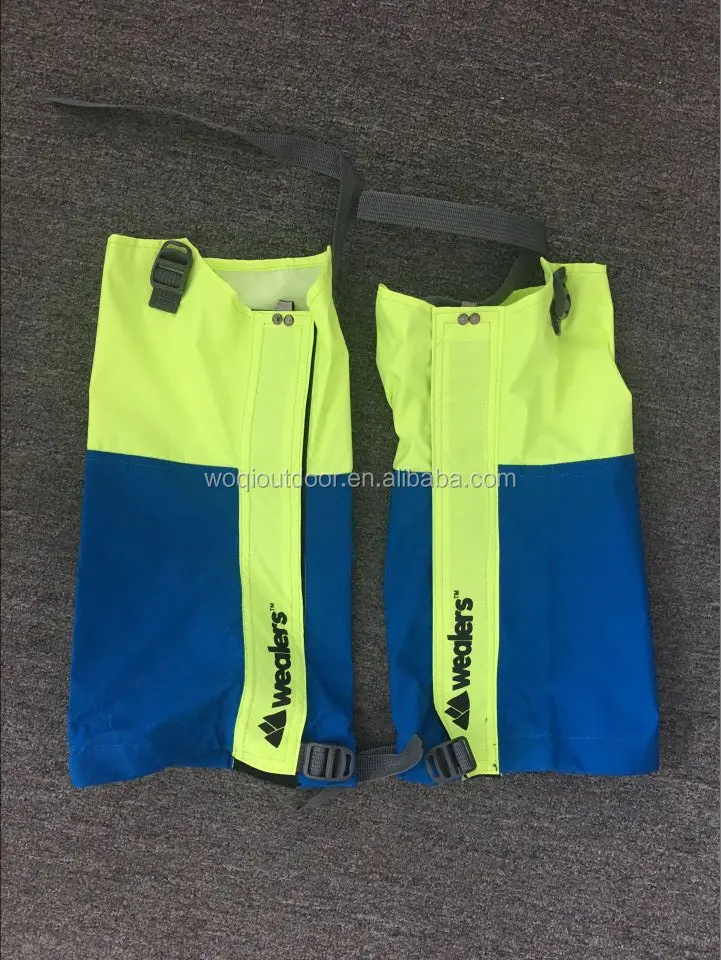 Woqi Hot sale Customized High quality Leg Gaiters OEM Durable Oxford Outdoor sports leg gaiters