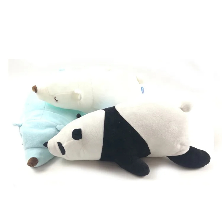 
Factory Decorative Cartoon Super Soft Plush Stuffed Led Lying Toy Bear 