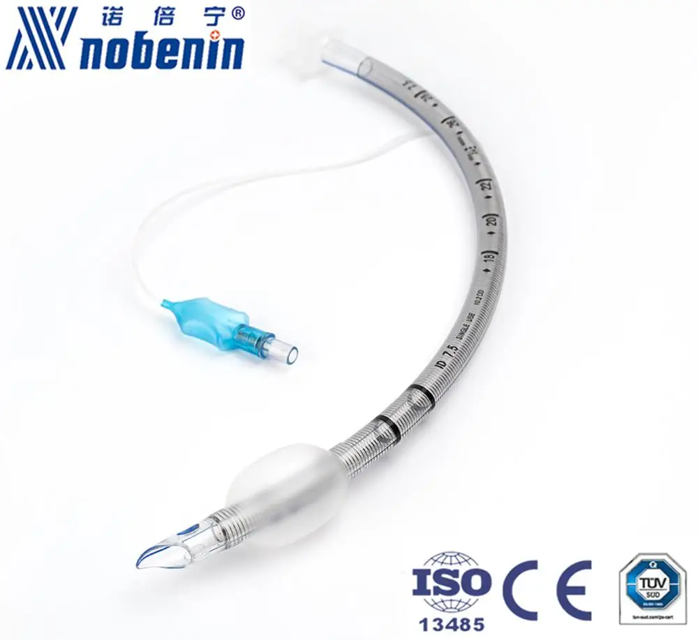 disposable reinforced cuffed endotracheal tube and et tube for tracheostomy intubation