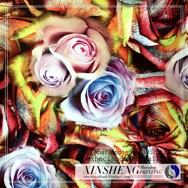 heat flower transfer printing paper with flower design paper