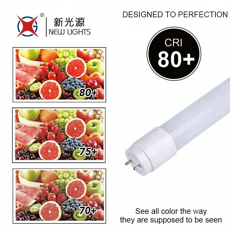 New ERP Daylight 2ft 4ft 5ft 60cm 120cm 9w 10w 18w 22w 24w 1200mm Tubelight Price LED Fluorescent Light T8 LED Tube Lights Tube
