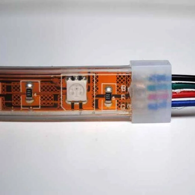 rgb led light strips waterproof IP67 5050 plant led strip outdoor 90leds 6mm 8mm width pcb for choice