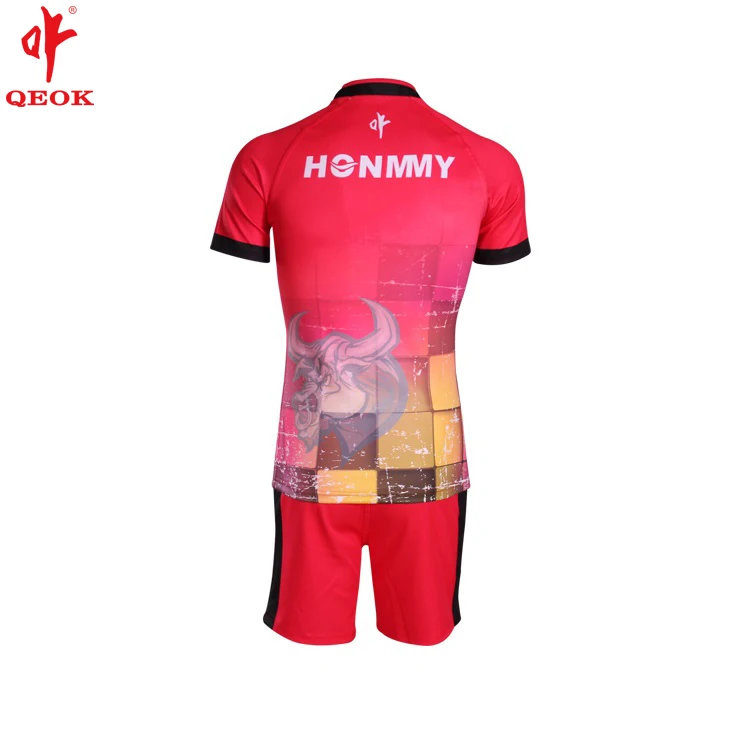 Full sublimation uniforms,Rugby t shirt,Red Jersey football wears australia rugby jersey