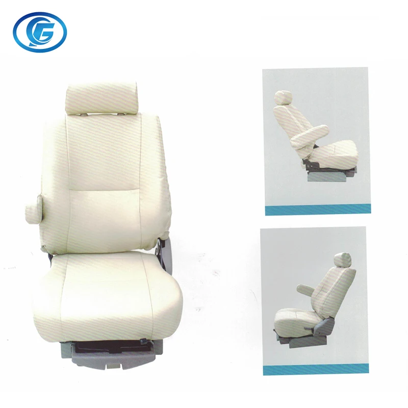 
China manufacturer velvet electric rotatable luxury bus seat for Toyota Coaster 