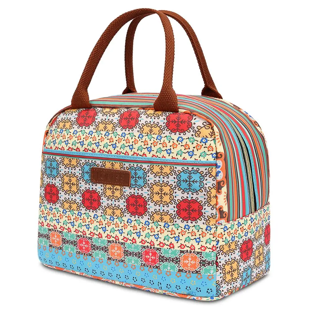 Lokass Newest Fashion Small Cute Portable Food Insulation Lunch Bag Girl Women Lunch Picnic Bags For Ladies