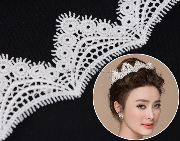 2016 New Design Nylon Bridal Lace Fabric