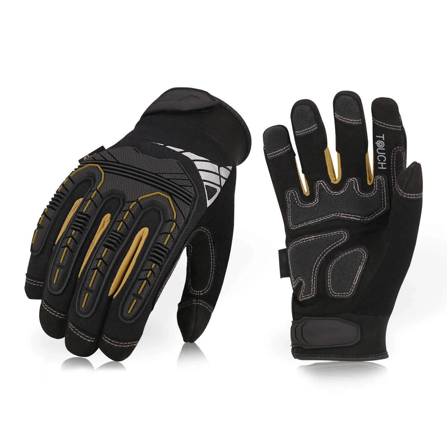 High Dexterity Heavy Duty Mechanic Glove Touchscreen Rigger Glove