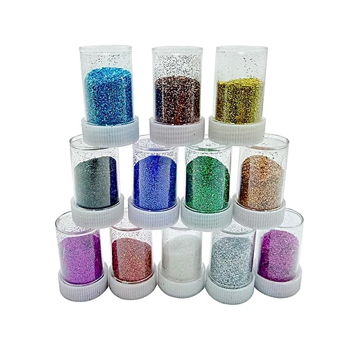 
China Wholesale Glitter DIY glitter shaker christmas polyester bulk glitter 1 kg for solvent paint 