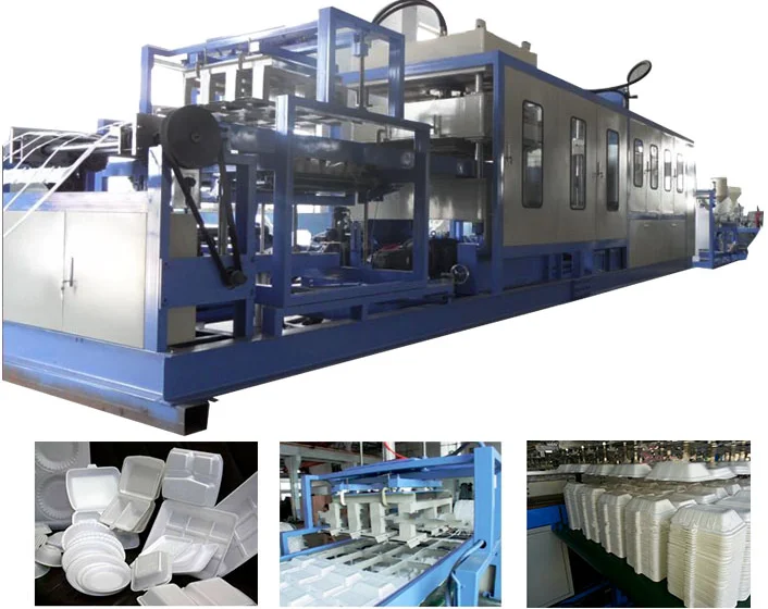 FUSHI пластиковая машина пенополистирола раскладушка контейнеры для еды на вынос машина