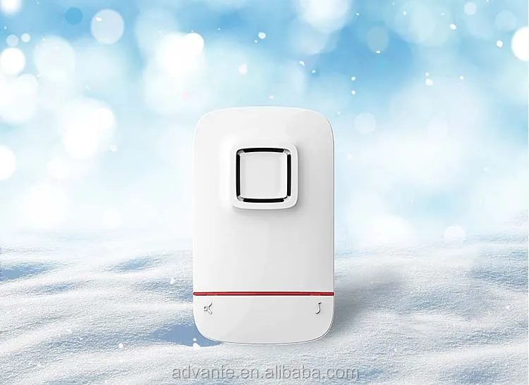 Self-powered wireless doorbell push button patent protected no battery doorbell
