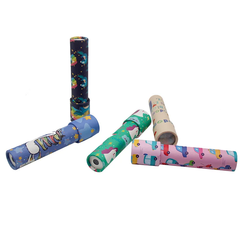 Оптовая продажа, большой вращающийся калейдоскоп, детские развивающие игрушки, волшебный калейдоскоп