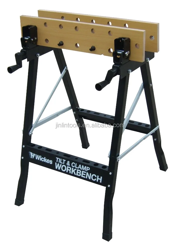 MANUFACTORY DERIET SELL 2 X FOLDABLE WORKBENCH PORTABLE WOOD BENCH WORK CLAMPING FOLDING WORKTOP TABLE