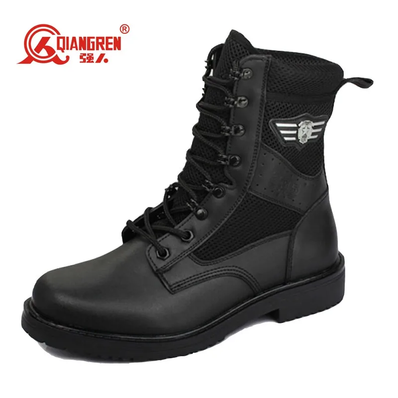 Модные полиции безопасности обувь военные ботинки
