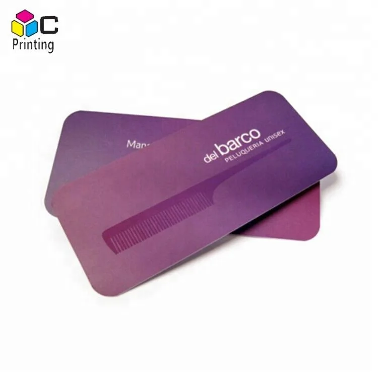 Индивидуальная роскошная цветная креативная бумажная визитная карточка с принтом