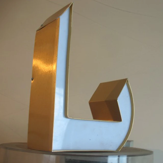 Aluminum road metal sign channel letter making machine with CE