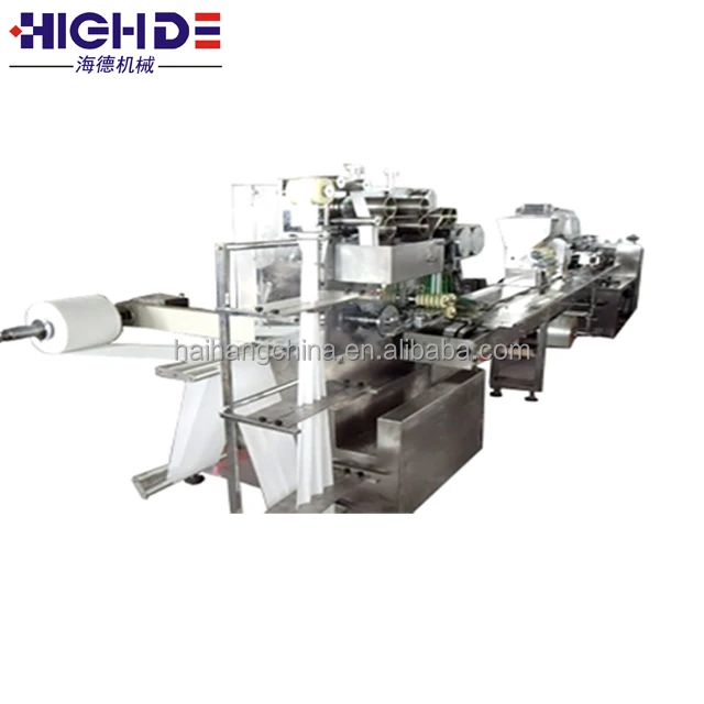 
3 in 1 kits spoon fork knife toothpick Airline restaurant disposable plastic cutlery wrapping machine line 