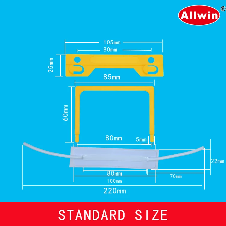
Adhesive plastic u clip paper fasteners 