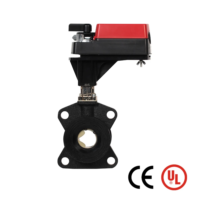 Two way Electric Control Ball Valve with damper actuator DN15