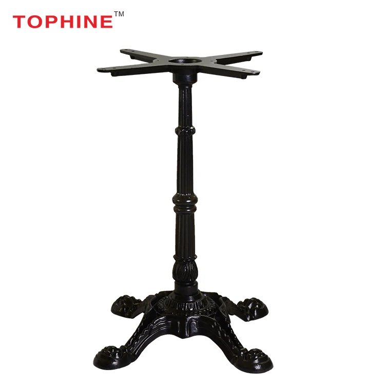 
Commercial Contract TOPHINE Furniture Black Antique Style Cast Iron Table Base / Coffee Table Legs 