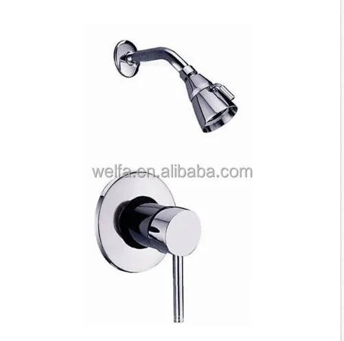 
Brass Chrome Wall Mounted Bathroom Bath Shower Faucet Mixer Tap 