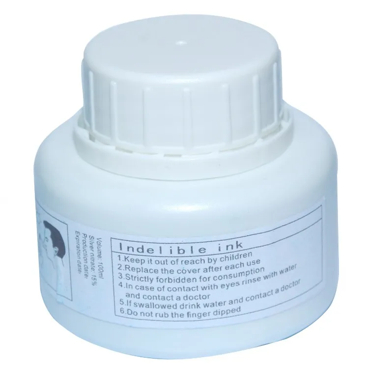 Factory direct sale  silver nitrate ink Election Indelible Ink for Parliament, President Voting water based ink, indelible ink