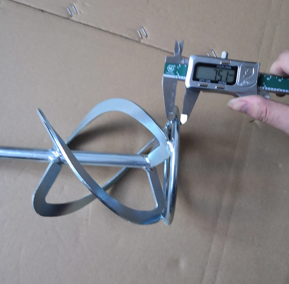 Heavy-duty paint mixer/ zinc-plated paint mixer with plastic paddles, paint stirrer, hand tools JL-002