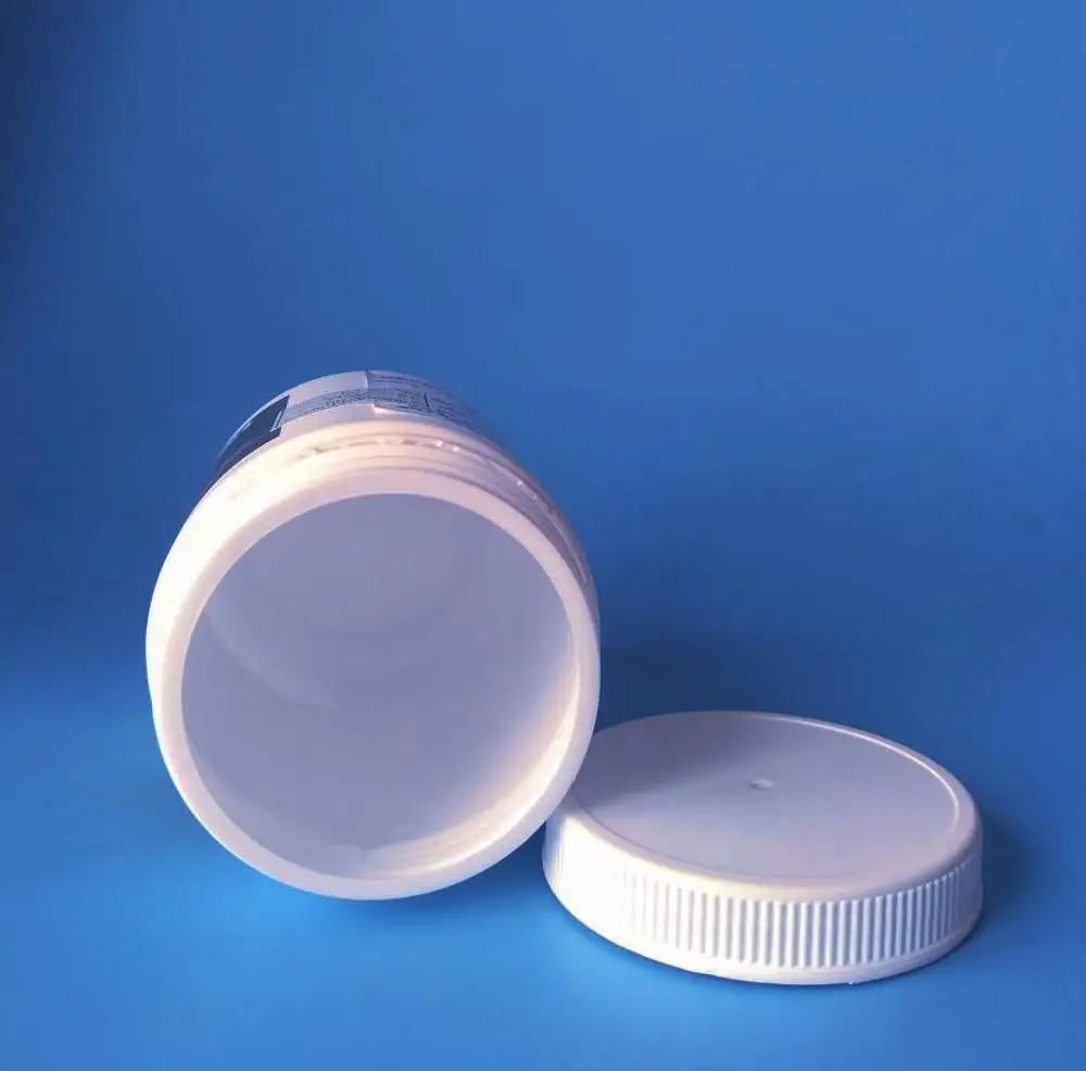 High Quality HDPE 1000ml White Lecithin jar protein powder container