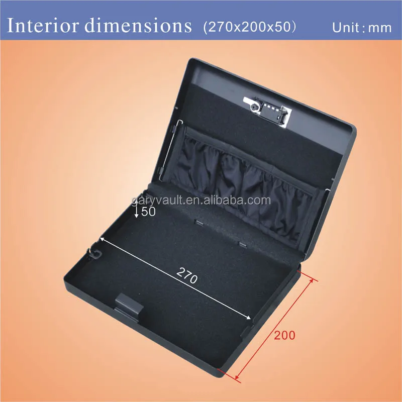  Оптовая продажа-MC500 микро безопасный комбинированный автомобильный мини пистолет портативный Сейф для хранения стальной металлический