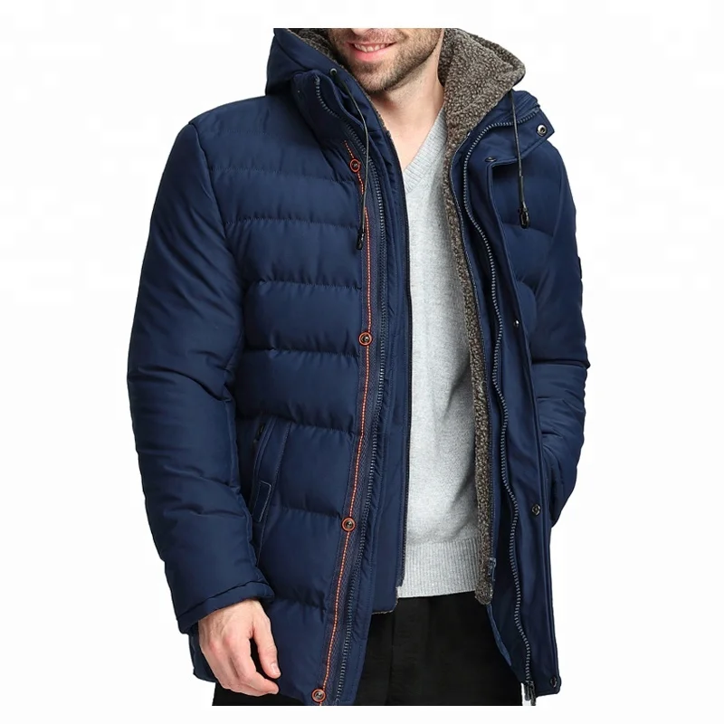 Пользовательская Высококачественная Длинная зимняя парка с капюшоном и мехом на подкладке для мужчин