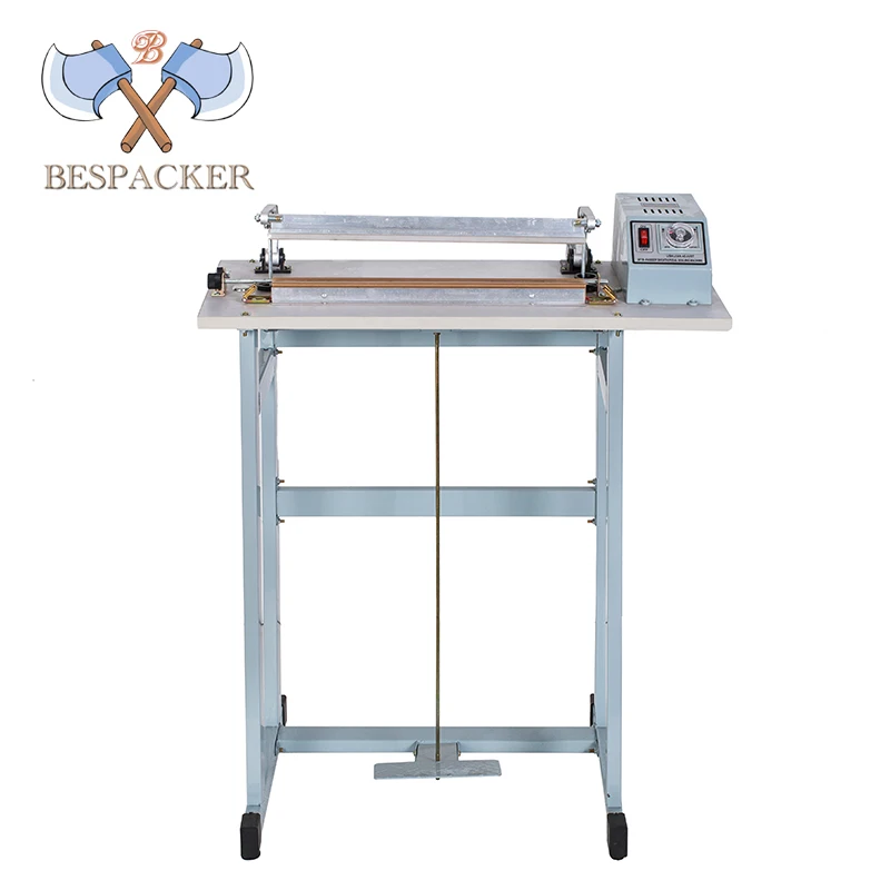 Bespacker SF-600 with seal impulse foot pedal heat sealer machine