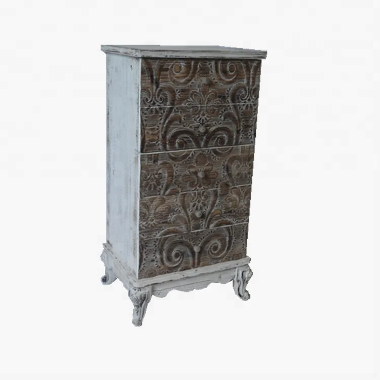 antique wooden carved chests of drawers