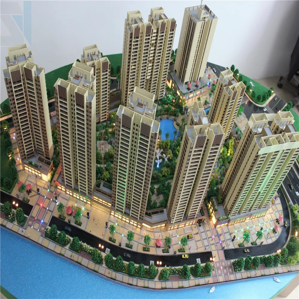 Architectural Building Model Supplier, 1: 100 Scale for Green House scale 3d model maker