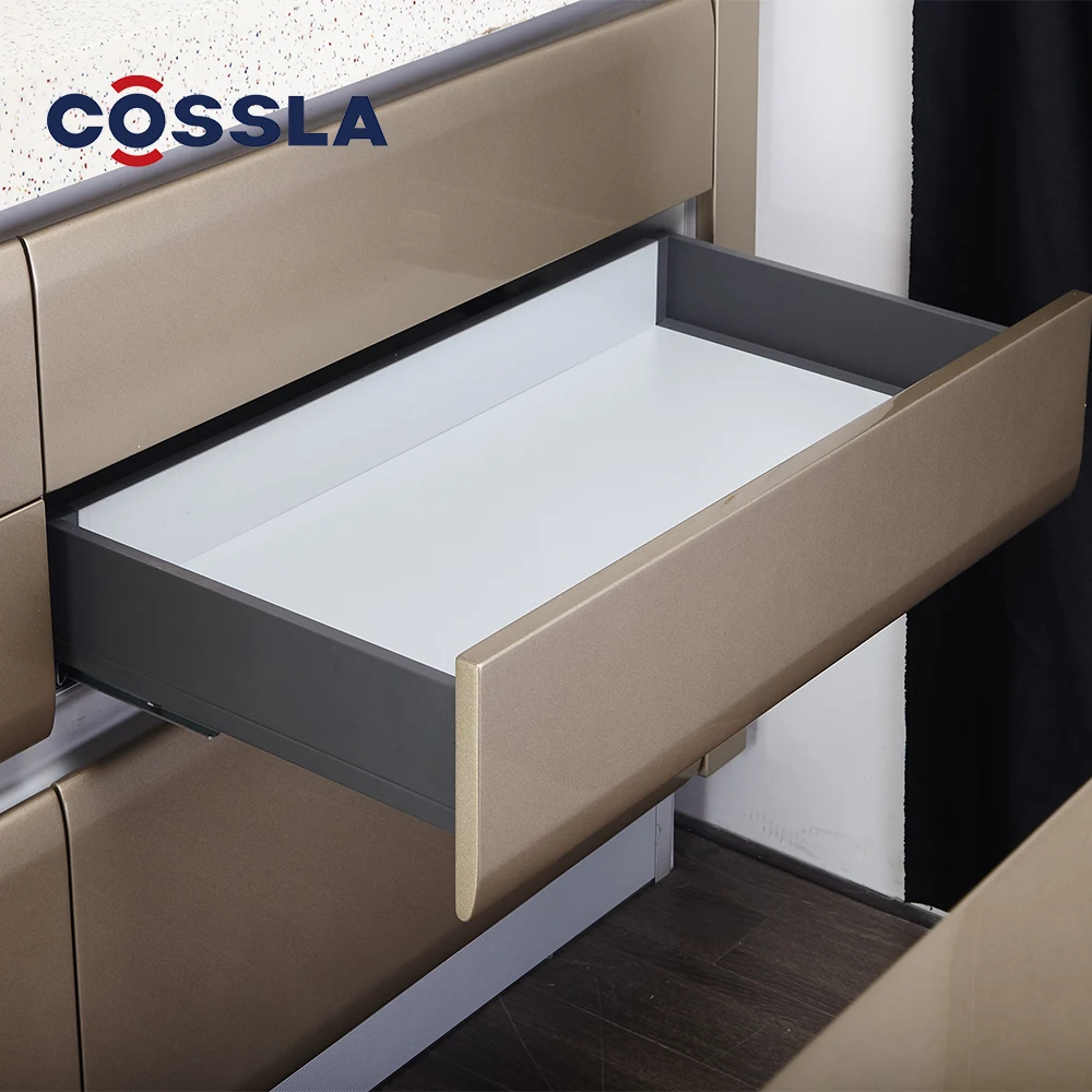 
Cossla Soft Closing Double Wall Drawer Slide Slim Metal Drawer Box 