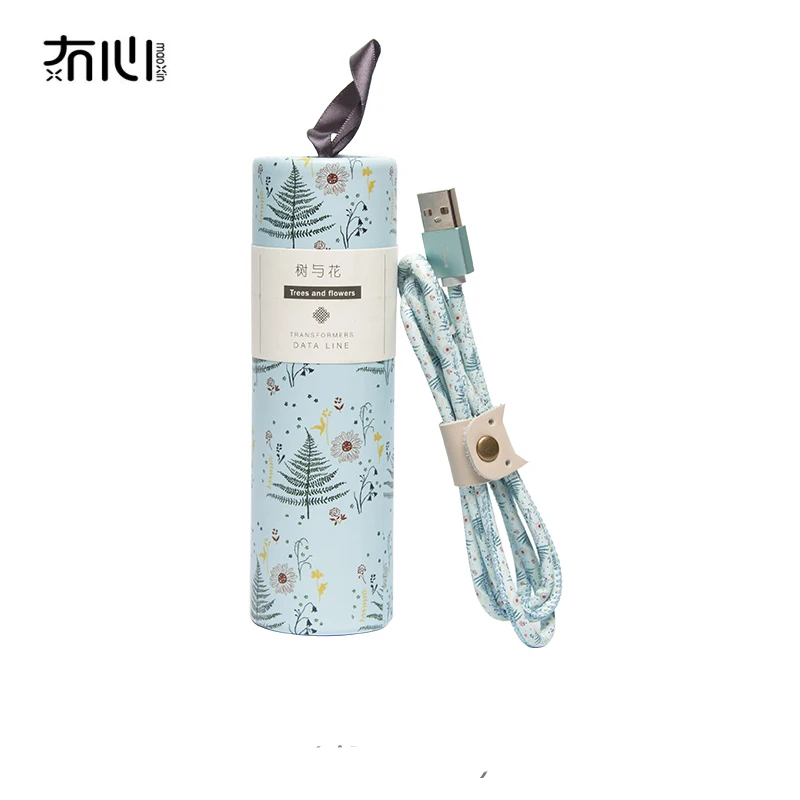 Maoxin most hot oem promotion gift  high quality colorful 1M micro type c ip charging usb data cable usb