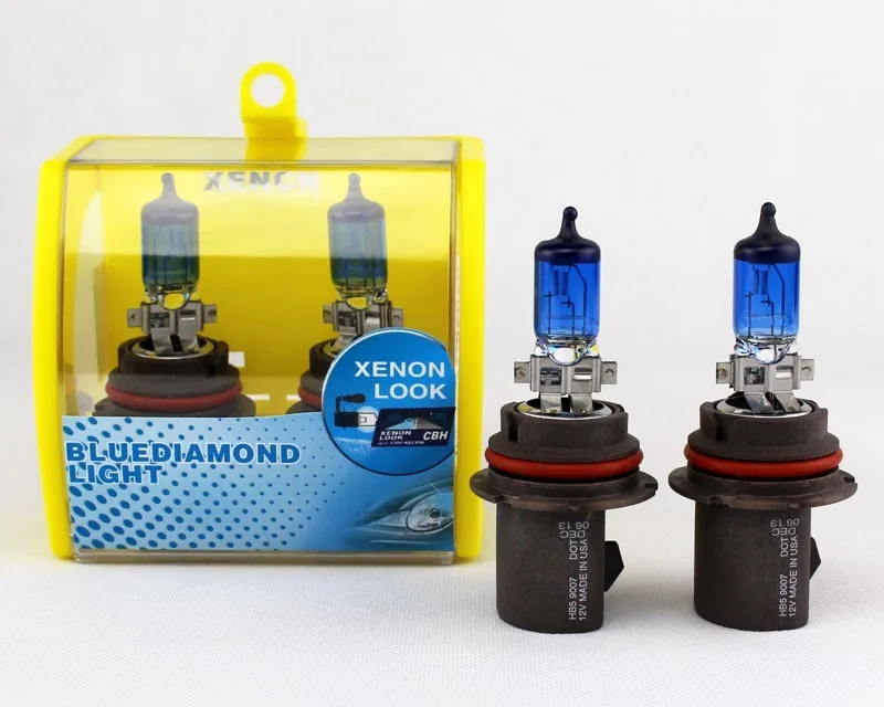 
XENCN Super White 9007 HB5 12V 65/55W 5300K Xenon Look Car Bulbs Headlight Upgrade Halogen DOT Lamp 