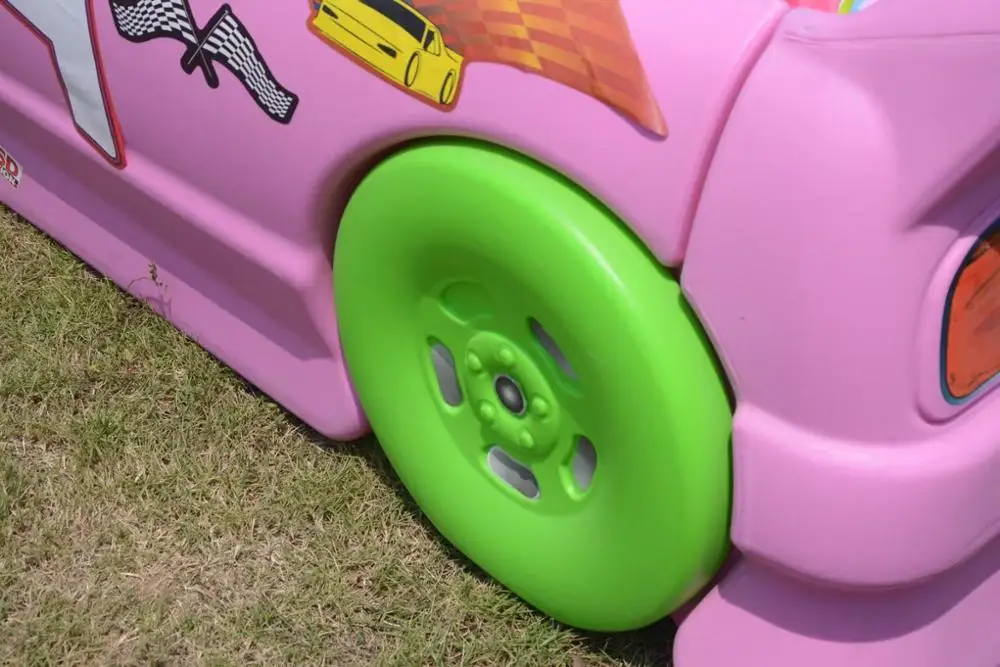 Лидер продаж, мебель в индивидуальном стиле, кровать для детского сада, модная мультяшная Гоночная машина, пластиковая детская автомобильная кровать для мальчиков и девочек