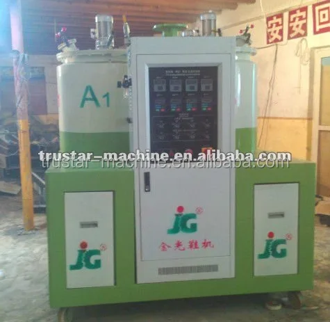 Double color polyurethane shoe sole injection molding machine