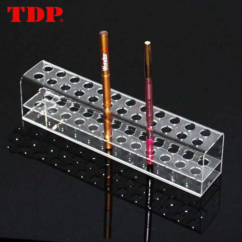 High Quality 26 Holes Acrylic Pen Pencil Stand Holder Acrylic Pen Display Rack