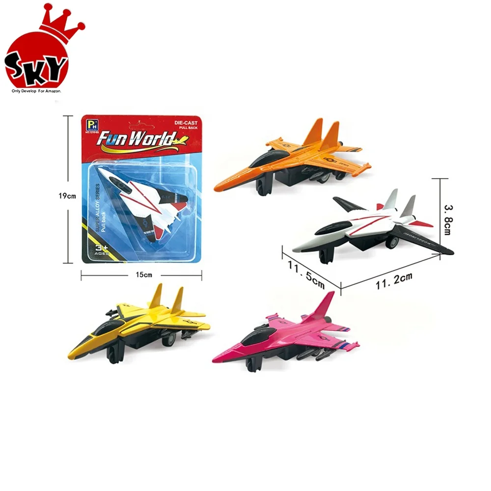 Hot Sale 1:64 Slide Fighter Jet Toy Military Diecast Models for Kids