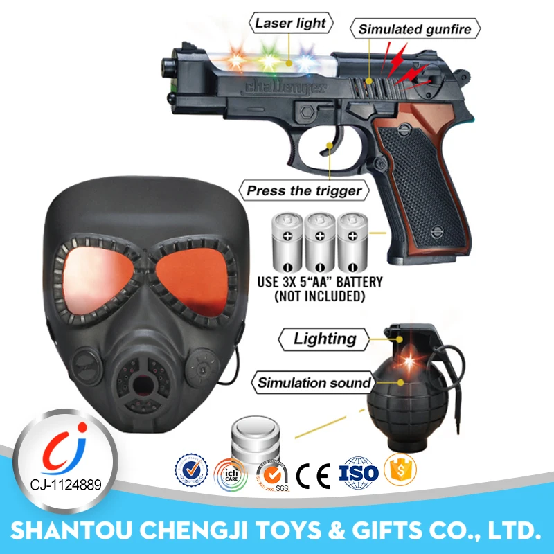 
Самый популярный пластиковый световой пистолет B/O 