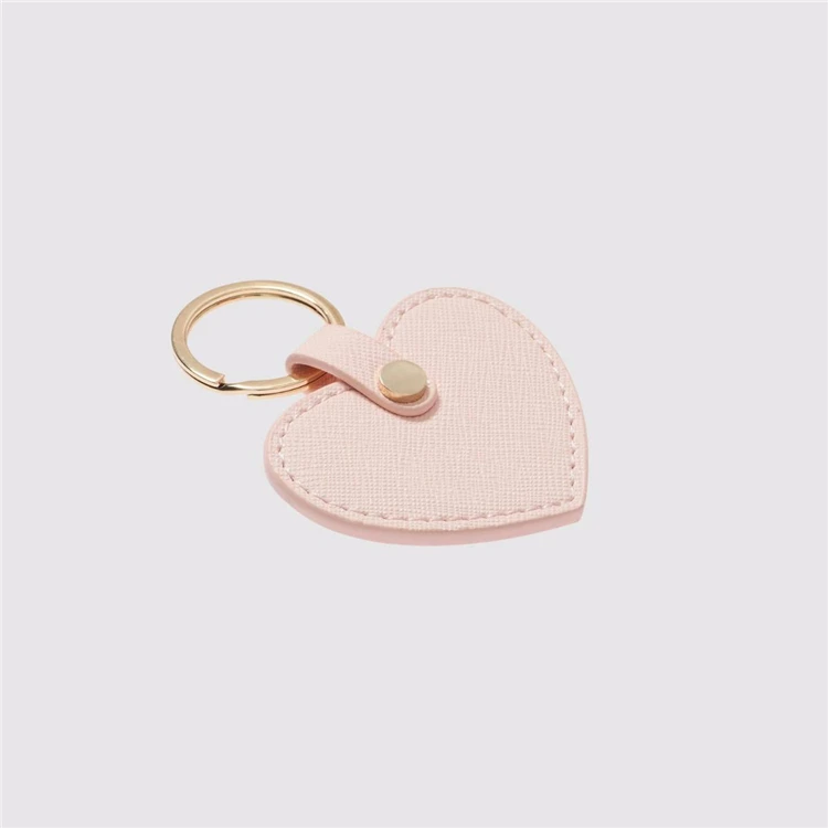 Wholesale leather custom Heart Keyring