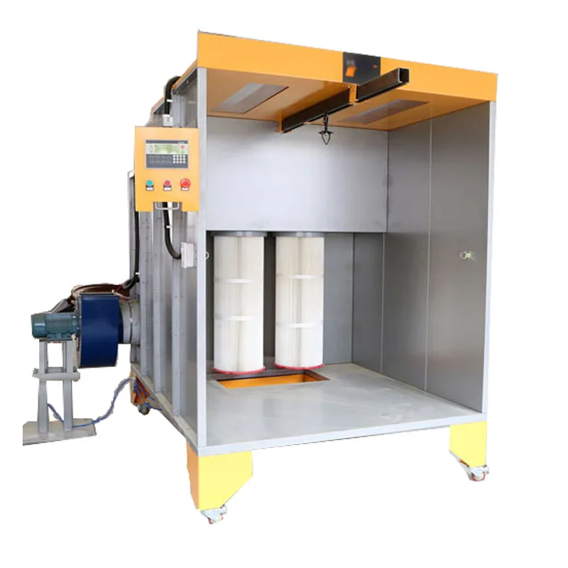 Electrostatic Manual Powder Coating Cyclone Booth